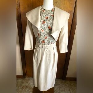 Vintage 1960s Handmade Dress and Cover